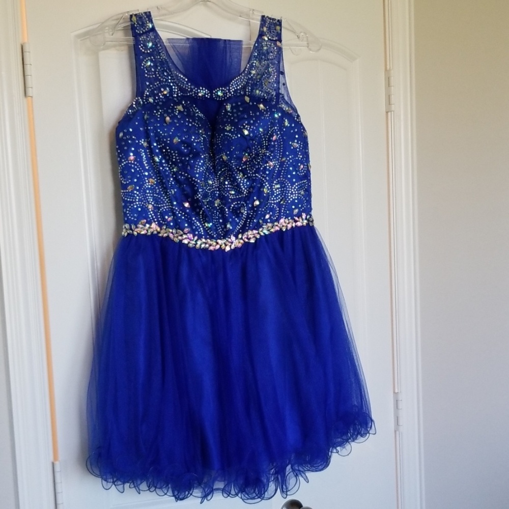 Formal Embellish Dress w/Scraf